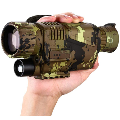 economia de poder recarregável do telescópio do monocular da visão noturna do sistema ótico 5x8