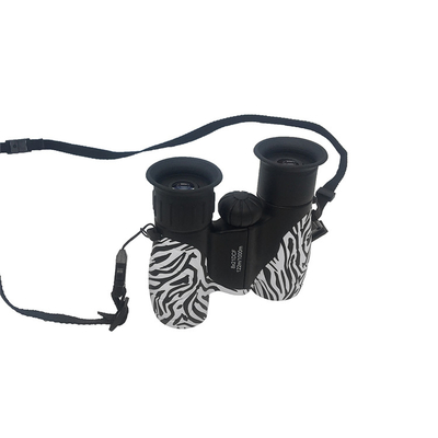 Telescópio à prova de choque dos binóculos 6X21 10X22 das crianças 8x21 da zebra para crianças