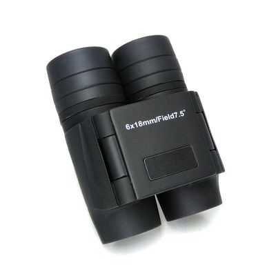 Telescópio de dobramento portátil do estojo compacto de Mini Binoculars 6X18 para crianças dos adultos