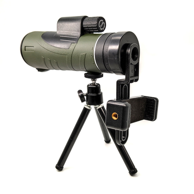 Montagem do telefone celular do monocular da ornitologia 12x50 com o suporte rápido de Smartphone