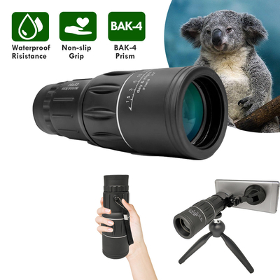 O zumbido que caminha o telescópio do monocular, sistema ótico duplo do foco do monocular 16x52 zumbe telescópio