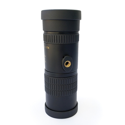 telescópio duplo do monocular do foco 7-17x30 com o tripé do grampo do telefone para a objetiva