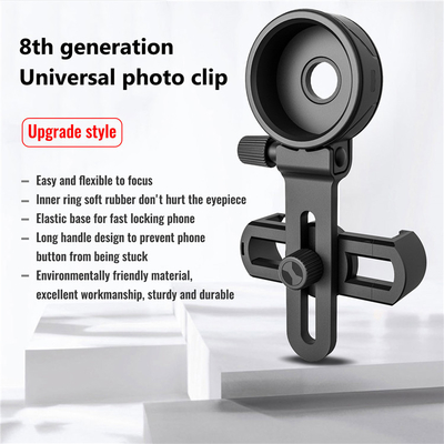 Telefone celular de RoHS que mancha o adaptador do espaço para o monocular dos binóculos do telescópio