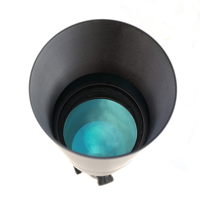 Matte Black Tripod Stand, para-sol do espaço do rifle da liga de alumínio 56mm