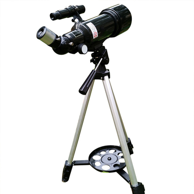 Telescópio astronômico preto Eyepice 70x400mm do Refratora com preços agradáveis