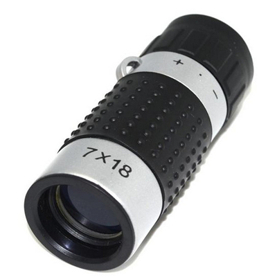 Mini monocular super do espaço da distância do golfe 7x18 para viajar