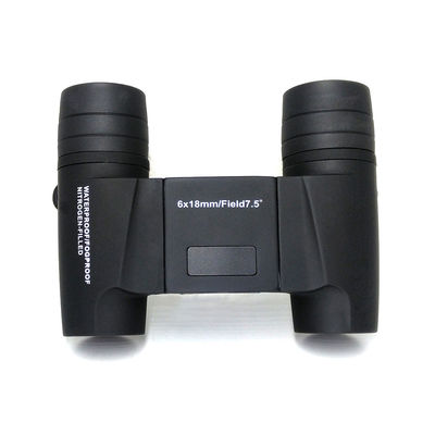 Telescópio de dobramento portátil do estojo compacto de Mini Binoculars 6X18 para crianças dos adultos