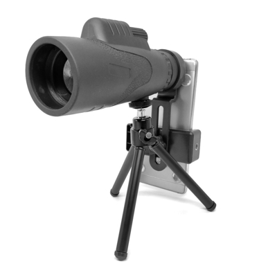 Monocular 12x50 do telescópio para a ornitologia móvel dos animais selvagens que caça o acampamento