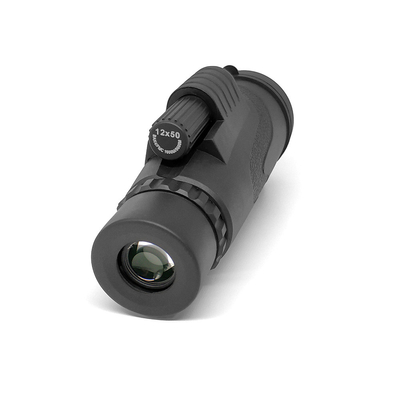Monocular 12x50 do telescópio para a ornitologia móvel dos animais selvagens que caça o acampamento